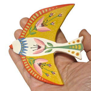 Passarinhos pintados à mão -